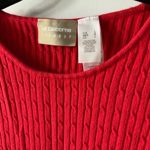 Red Knit Sleeveless Top - Picture 7 of 10